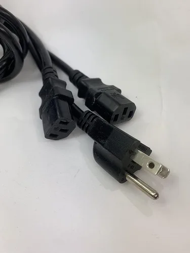 Vista 4 de OMNIHIL - Divisor de cable de alimentación de 3 clavijas de 10 pies compatible con GOURMIA EXPRESSPOT