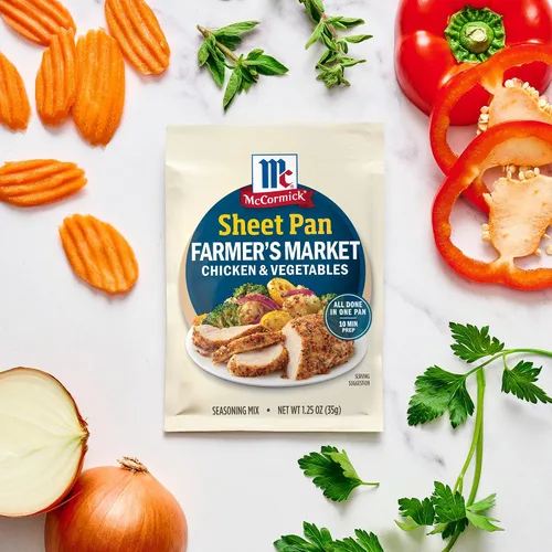 Vista 10 de McCormick Farmers Market - Mezcla de condimentos para pollo y verduras, 1.25 onzas
