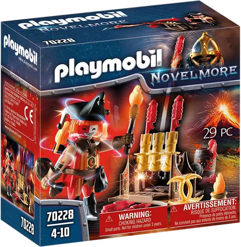 Vista 4 de Playmobil Novelmore Burnham Raiders Spirit of Fire Figura Playset