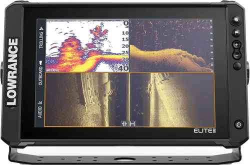 Vista 10 de Lowrance Elite FS Fishfinder/Chartplotter, disponible con y sin transductor