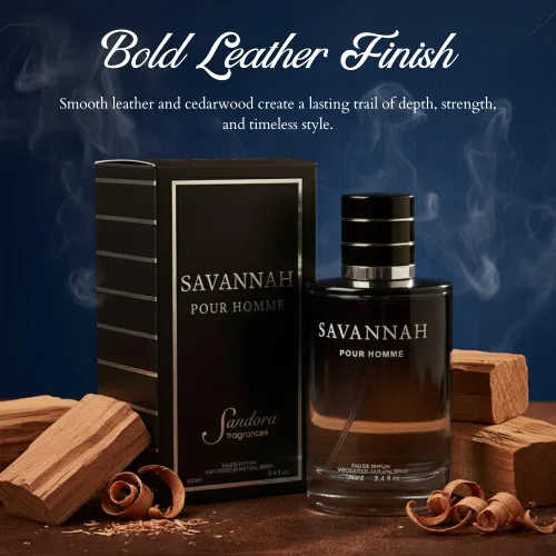 Vista 6 de Sandora Fragrances Colonia para hombre – Inspirada en un perfume para hombre reconocido mundialmente – bergamota de Calabria, pimienta, lavanda