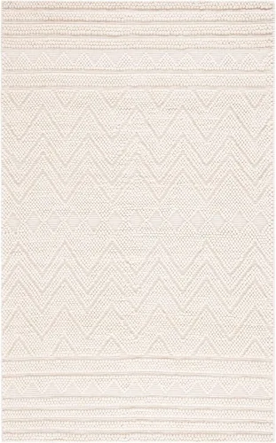 Vista 8 de SAFAVIEH Natura Collection - Alfombra de pasillo, 2 pies 3 pulgadas x 8 pies, beige, hecha a mano, mezcla de lana bohemia rústica, ideal para zonas