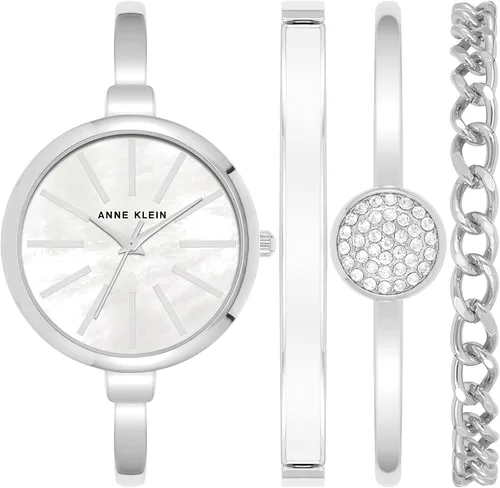 Vista 8 de Anne Klein Women's Bangle Watch and Bracelet Set