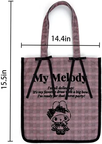 Vista 2 de CANIAN Kuromi Tote Bag Utility Bolso grande de moda para mujer