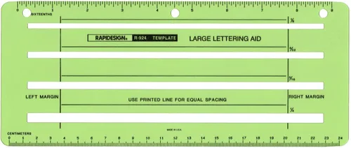 Vista 9 de Plantilla de letras y números verticales góticos, tamaño de 1 pulgada, 1 cada uno (R918)