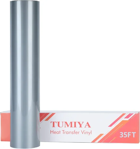 Vista 31 de TUMIYA - Rollo de vinilo para transferencia de calor (100.1 x 14.8 ft, vinilo adhesivo brillante HTV (rosa)