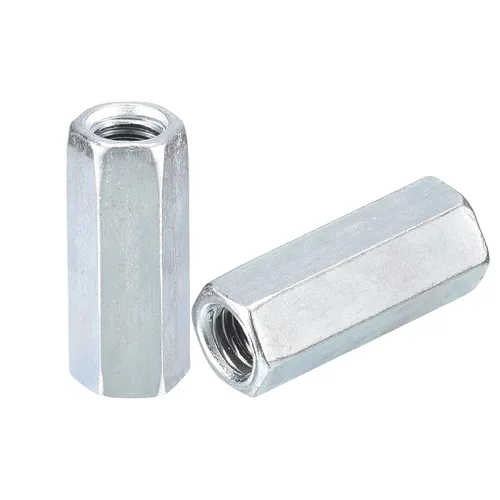 Vista 15 de uxcell Tuercas de acoplamiento M5x8x12mm - Acoplador de varilla roscada hexagonal de acero al carbono galvanizado para muebles, electrónico