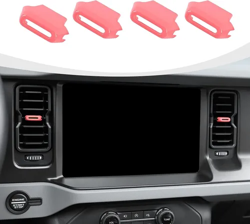 Vista 15 de RAZPOY para Bronco - Ajuste de salida de aire acondicionado 4 piezas, cubierta de ventilación de salida de aire central compatible con accesorios