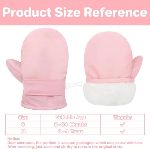 Vista 40 de QikQik Guantes de invierno impermeables para niños pequeños - Guantes de nieve para bebés