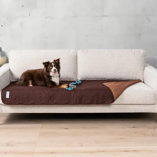 Vista 11 de PetAmi Funda de sofá impermeable para perros, manta impermeable para mascotas, funda reversible para muebles protector de sofá para cama de gato