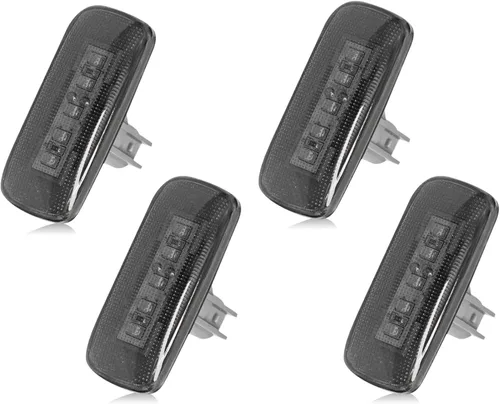 Vista 8 de HUSUKU 4 piezas de luces LED de marcador lateral para cama doble para Dodge Ram 2500 3500 2010-2017 (2x ámbar, 2x rojo)