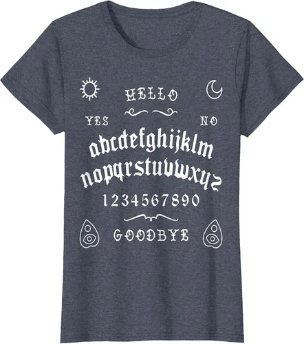Vista 67 de Camiseta inspirada en la tabla Spirit Board Ouija Asphalt Grey