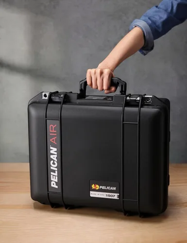 Vista 2 de Pelican Funda Air 1507 con espuma - Negro