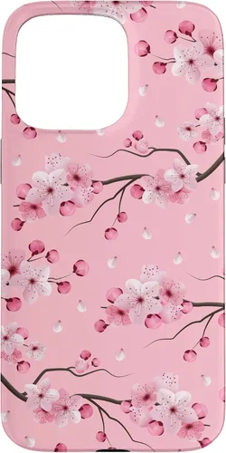 Vista 31 de Japanese Cherry Blossom Floral Flower Pattern Pastel Pink Case for iPhone 17