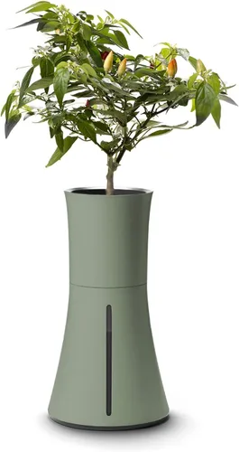 Vista 8 de Botanium Maceta hidropónica y automática para interiores, color gris
