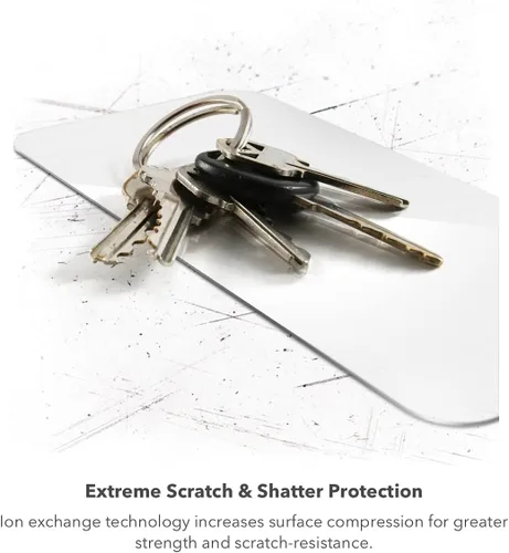 Vista 5 de ZAGG Glass Elite - Protector de pantalla para iPhone 17e, iPhone 14/16e/13/13 Pro, vidrio templado 5 veces más fuerte, resistente a arañazos