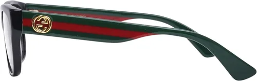 Vista 4 de Gucci GG0278O Gafas de forma rectangular + paquete con kit de gafas de lujo eSHADES, Negro
