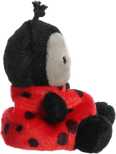 Vista 4 de Aurora® Adorable Palm Pals™ Lil Spots Ladybug™ Animal de Peluche - Divertido peluche coleccionable para niños y coleccionistas adultos, perfecto