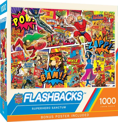 Vista 7 de Masterpieces Game On - Rompecabezas de 1000 piezas para adultos, familia, a partir de 15 años