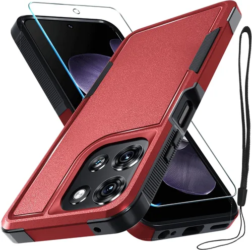 Vista 69 de Funda compatible con Moto G 5G 2024, cuerpo completo, resistente, resistente, a prueba de golpes, con correa de cordón, protector de pantalla