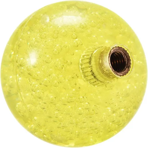 Vista 3 de uxcell Joystick Ball Top Handle Rocker Cabeza Redonda Arcade Juego DIY Piezas Reemplazo Cristal Amarillo