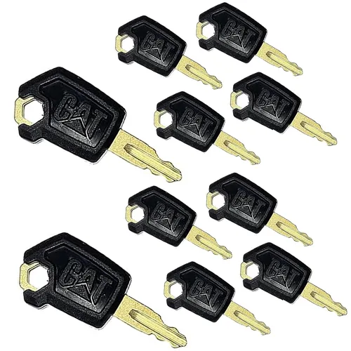 Vista 4 de 5P8500 Cat Keys, paquete de 10 llaves de encendido para equipos pesados Caterpillar