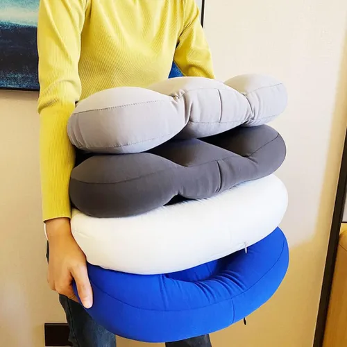 Vista 6 de Almohada firme almohadas para dormir en forma de nube que hacen que tu cuello sea saludable y transpirable almohada de espuma viscoelástica cervical