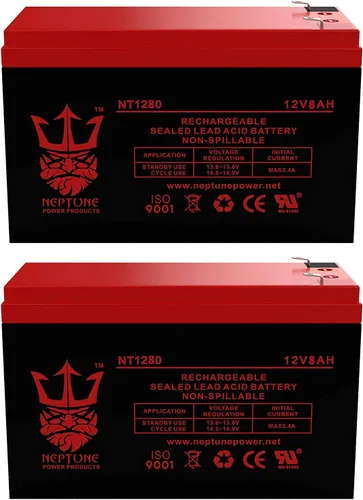 Vista 10 de Neptune Reemplazo para Verizon Goldtop GT1280-HG 12 V 8 Ah F2