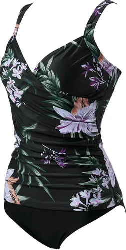 Vista 65 de SUUKSESS Traje de baño tankini sexy con efecto de realce y control de abdomen para mujer