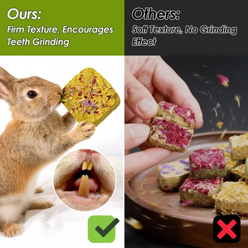 Vista 4 de Abizoo Bloques masticables de conejo de varios sabores para apretar