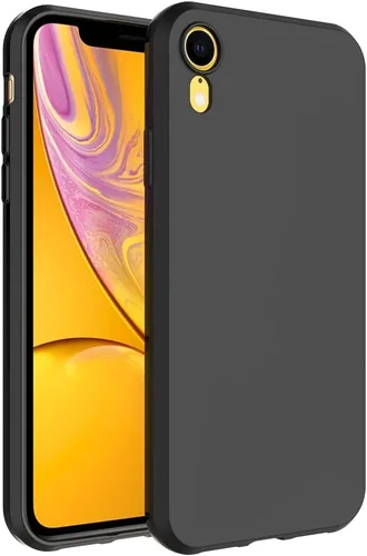 Vista 23 de Funda Puxicu para iPhone 12 Pro Max, cubierta protectora de TPU mate suave de diseño delgado para iPhone 12 Pro Max, negra