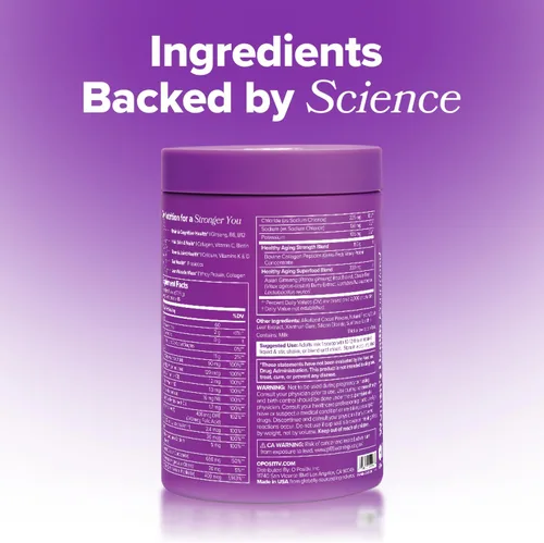 Vista 8 de MENO - Colágeno y proteína en polvo para envejecimiento saludable – Apoya la salud de las articulaciones y los huesos, la masa muscular magra