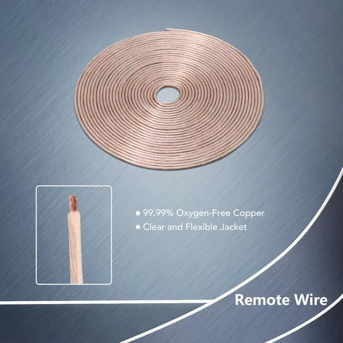 Vista 4 de RECOIL PCK4 True 4 calibre 99.99% libre de oxígeno de cobre completo amplificador kits de cableado