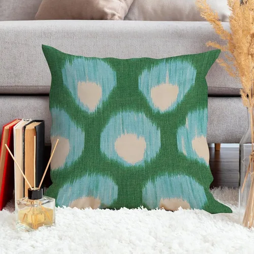 Vista 3 de Funda de almohada de lino blanco con cremallera de 16 x 16 pulgadas (83 x quzgxe9xq)