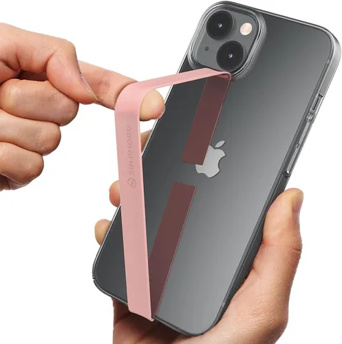 Vista 14 de Sinjimoru Correa elástica de silicona para teléfono, soporte de agarre flexible y elástico para iPhone y Android, bucles de teléfono seguros