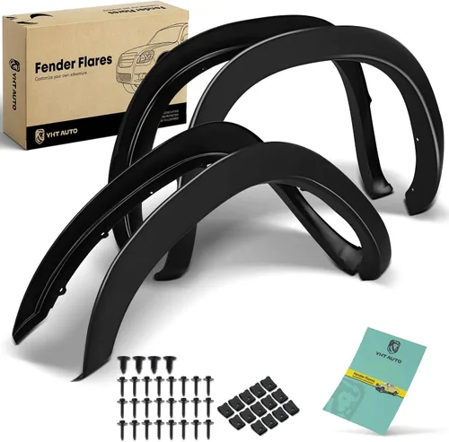Vista 13 de YHTAUTO Guardabarros estilo remachado con perno de bolsillo con kit