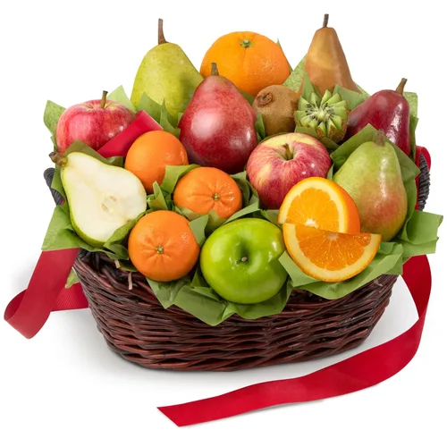 Vista 11 de Cesta de regalo de frutas Bounty para el Día de la Madre