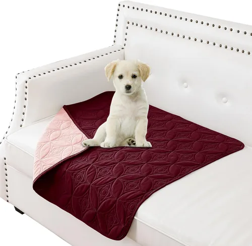 Vista 36 de Manta impermeable para perro, 30 x 30 pulgadas, fundas de sofá para mascotas pequeñas para sofá, silla, cama, protector de muebles de perros
