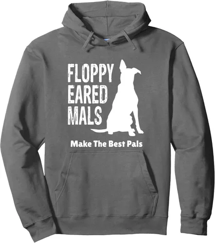 Vista 8 de Floppy Eared Mals Make The Best Pals Belgian Malinois Sudadera con capucha