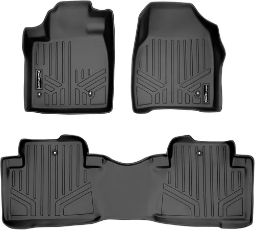 Vista 49 de SMARTLINER Juego de alfombrillas de piso de ajuste personalizado de 3 filas para Honda Pilot 2009-2015