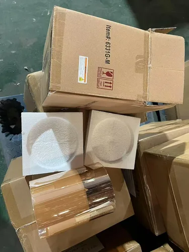 Vista 8 de JHY DESIGN Velas de cristal sin llama de 3 mechas de 8 pulgadas de alto operadas por batería con llama danzante parpadeante LED velas tipo pilar