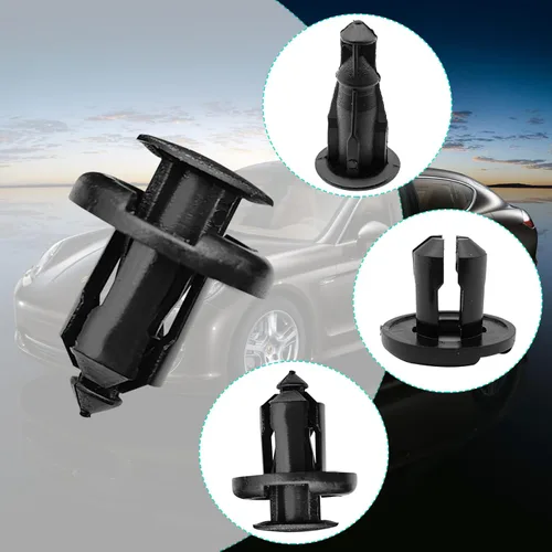 Vista 5 de TOPCNOEM 40 clips para guardabarros de parachoques, kit de tornillos de expansión de clip de guardabarros de 0.394 in compatible con Honda CR-V
