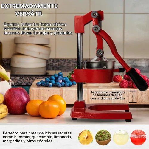 Vista 4 de Machika Exprimidor manual de naranja Exprimidor de jugo de naranja fácil de limpiar y resistente Exprimidor profesional de cítricos