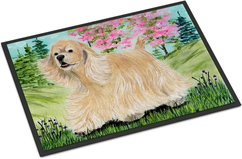 Vista 342 de Caroline's Treasures SS8220MAT - Felpudo afgano de 18 x 27 pulgadas, para interiores y exteriores, para entrada, antideslizante, lavable, de pelo