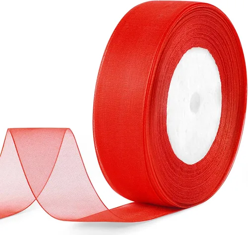 Vista 13 de Cinta de purpurina dorada de 1 pulgada x 25 yardas, cinta de tela metálica brillante para manualidades, envoltura de regalos, bodas, decoración