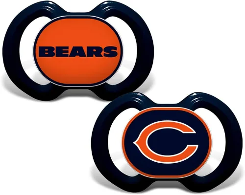 Vista 29 de Baby Fanatic NFL - Chupetes unisex para bebé, 2