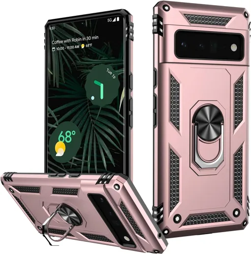 Vista 32 de LUMARKE para Google Pixel 3A XL - Funda con protector de pantalla, funda protectora grado militar probada contra caídas de 16 pies con soporte
