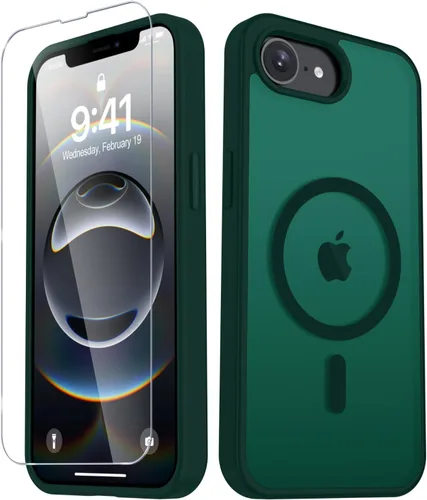 Vista 1086 de Funda para Google Pixel 10 Pro XL, cubierta magnética mate, color negro Fit for MagSafe, Screen Protector included, Shockproof Military Grade