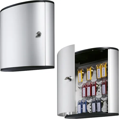 Vista 7 de Durable Caja de seguridad para llaves 18 – Armario de pared con cerradura de combinación para hasta 18 llaves de clip – Bloquea las llaves