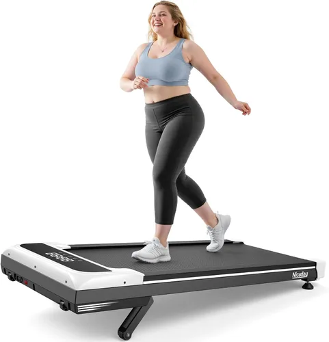 Vista 6 de Niceday Walking Pad Under Desk with 10% 9-Level Auto Incline, 3HP Super Quiet Under Desk Treadmill for Home Office, Compact Treadmills for Home